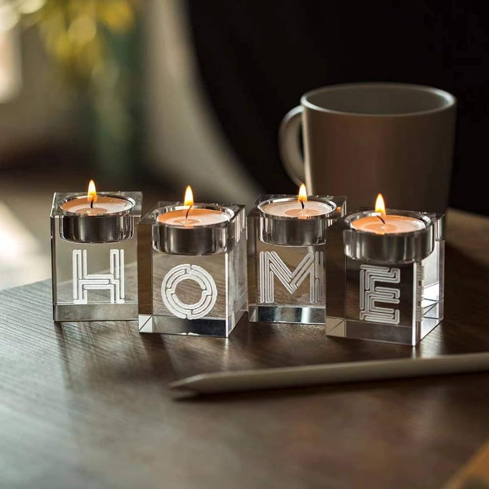 3D Kristal Tealight Mumluklar